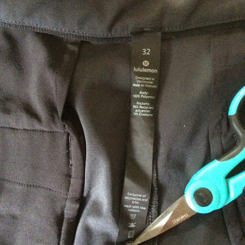 Lululemon Men’s Dark Gray Commissioner Shorts W32” INS 11” Activewear - Picture 10 of 12